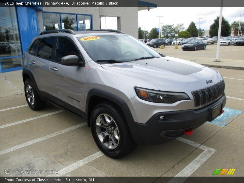 Billet Silver Metallic / Black 2019 Jeep Cherokee Trailhawk 4x4