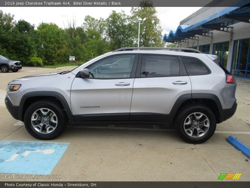 Billet Silver Metallic / Black 2019 Jeep Cherokee Trailhawk 4x4