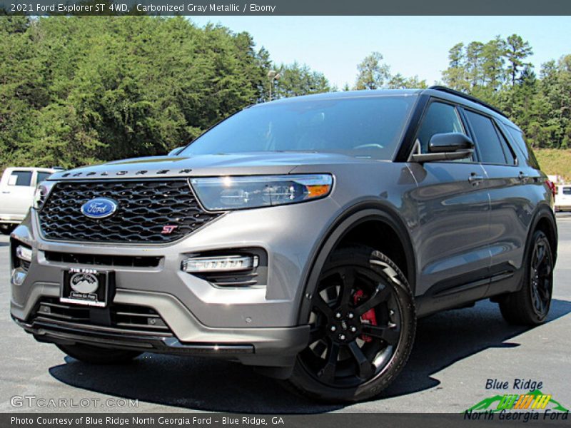 Carbonized Gray Metallic / Ebony 2021 Ford Explorer ST 4WD