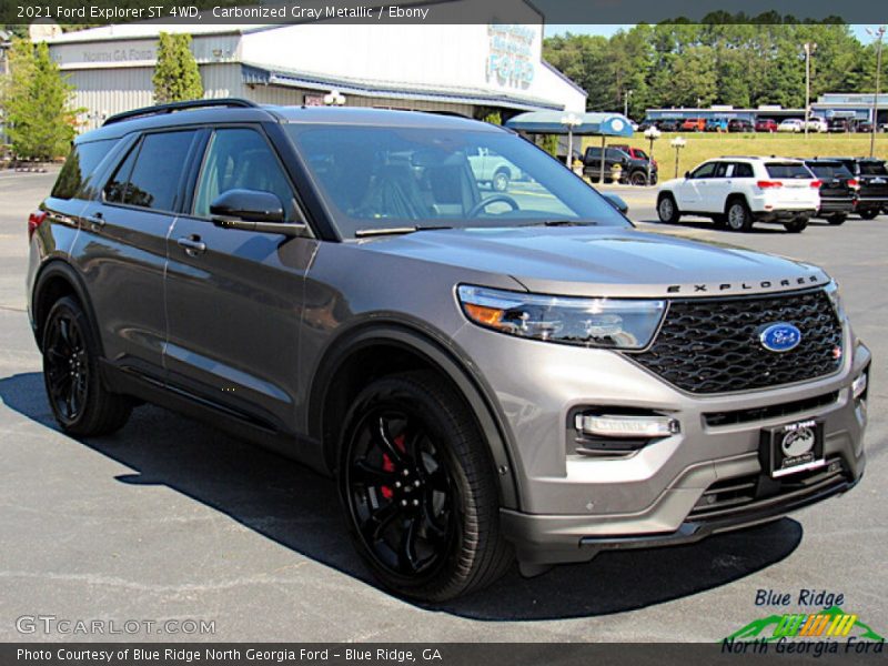 Carbonized Gray Metallic / Ebony 2021 Ford Explorer ST 4WD