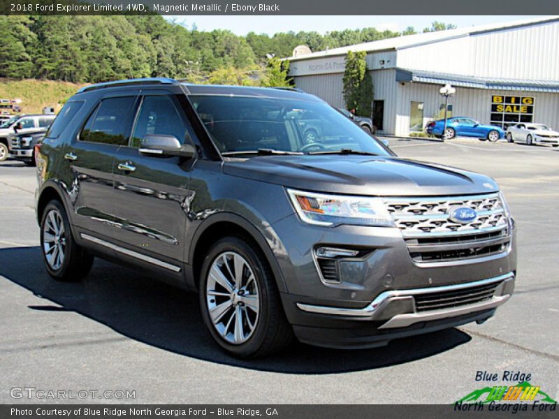 Magnetic Metallic / Ebony Black 2018 Ford Explorer Limited 4WD