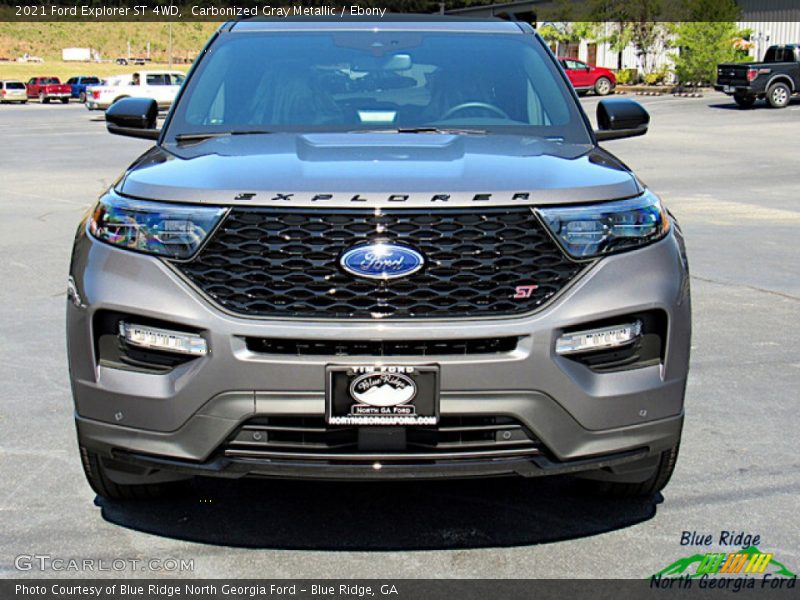 Carbonized Gray Metallic / Ebony 2021 Ford Explorer ST 4WD