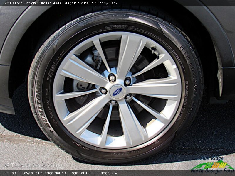 Magnetic Metallic / Ebony Black 2018 Ford Explorer Limited 4WD