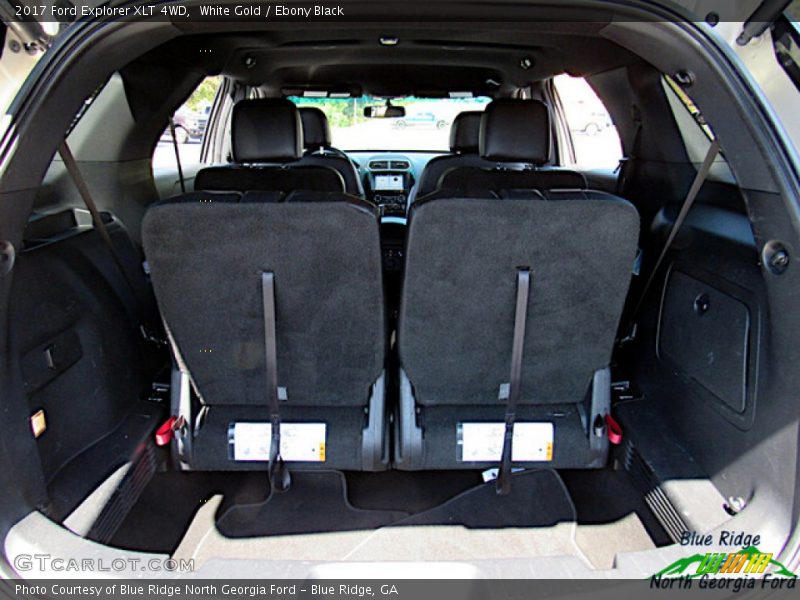 White Gold / Ebony Black 2017 Ford Explorer XLT 4WD