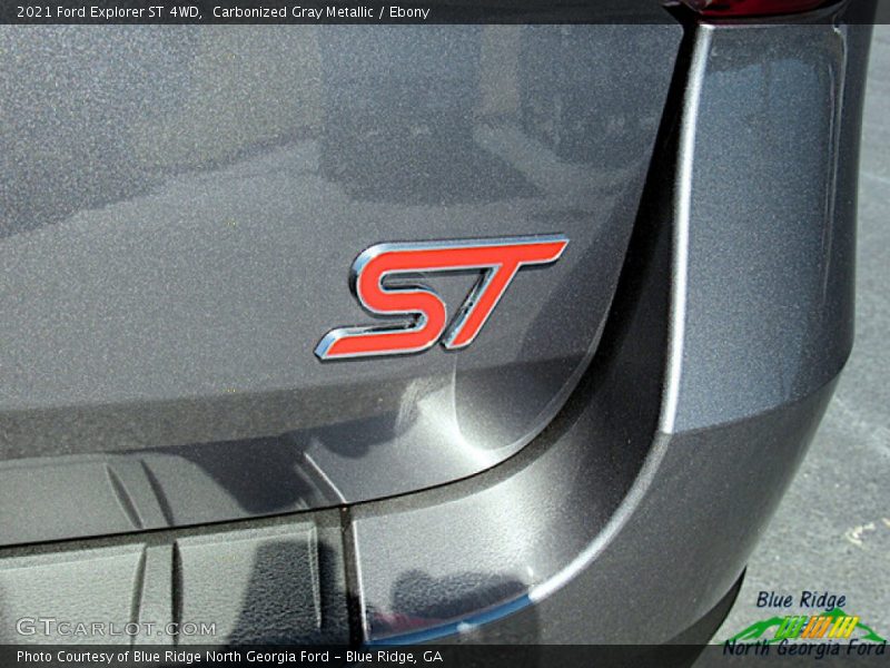 Carbonized Gray Metallic / Ebony 2021 Ford Explorer ST 4WD