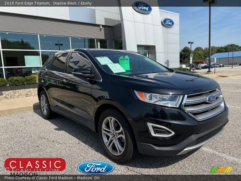 Shadow Black / Ebony 2016 Ford Edge Titanium