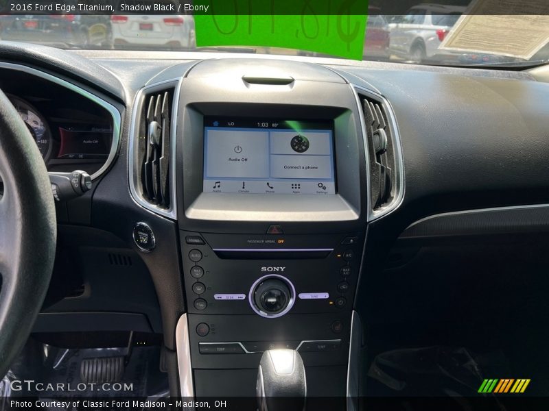 Shadow Black / Ebony 2016 Ford Edge Titanium