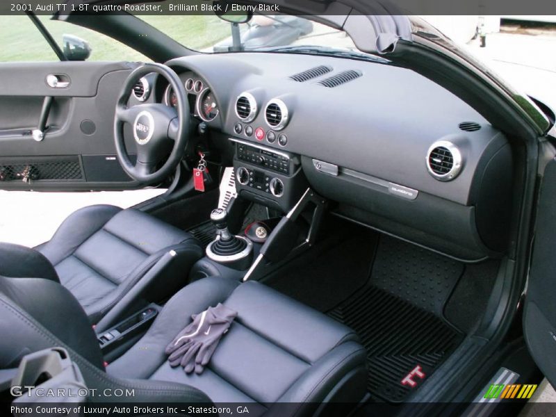 Brilliant Black / Ebony Black 2001 Audi TT 1.8T quattro Roadster