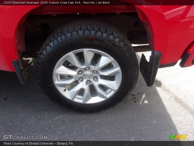 Red Hot / Jet Black 2020 Chevrolet Silverado 1500 Custom Crew Cab 4x4