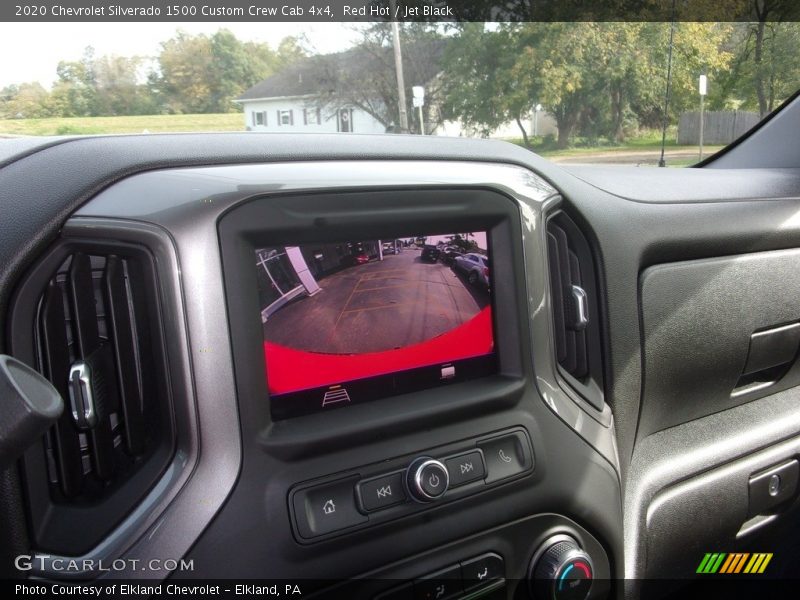 Red Hot / Jet Black 2020 Chevrolet Silverado 1500 Custom Crew Cab 4x4