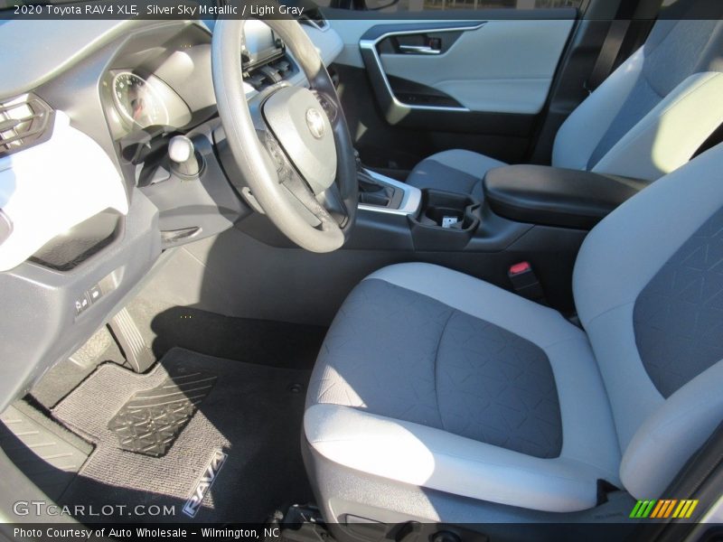 Silver Sky Metallic / Light Gray 2020 Toyota RAV4 XLE