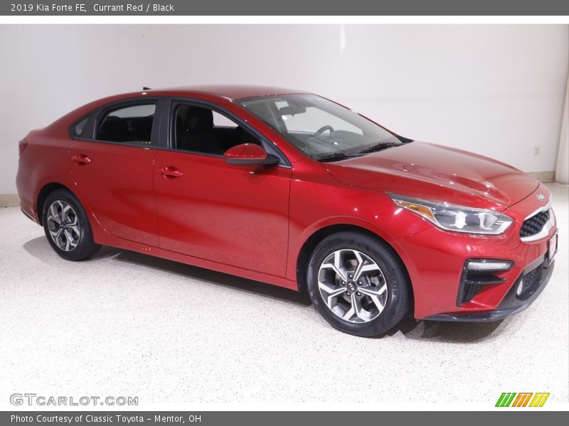 Currant Red / Black 2019 Kia Forte FE