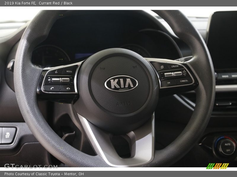Currant Red / Black 2019 Kia Forte FE