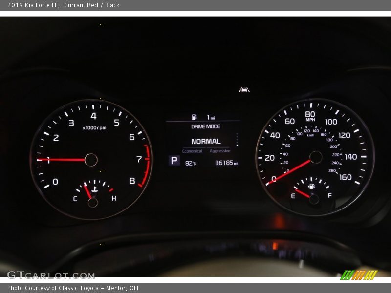 Currant Red / Black 2019 Kia Forte FE