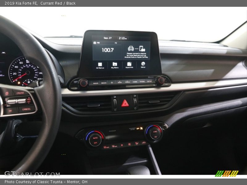Currant Red / Black 2019 Kia Forte FE