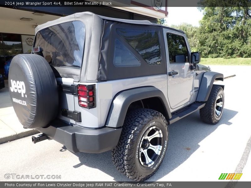 Billet Silver Metallic / Black 2014 Jeep Wrangler Sport 4x4