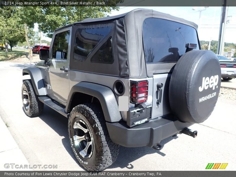 Billet Silver Metallic / Black 2014 Jeep Wrangler Sport 4x4