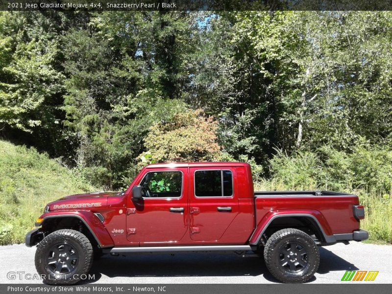 Snazzberry Pearl / Black 2021 Jeep Gladiator Mojave 4x4