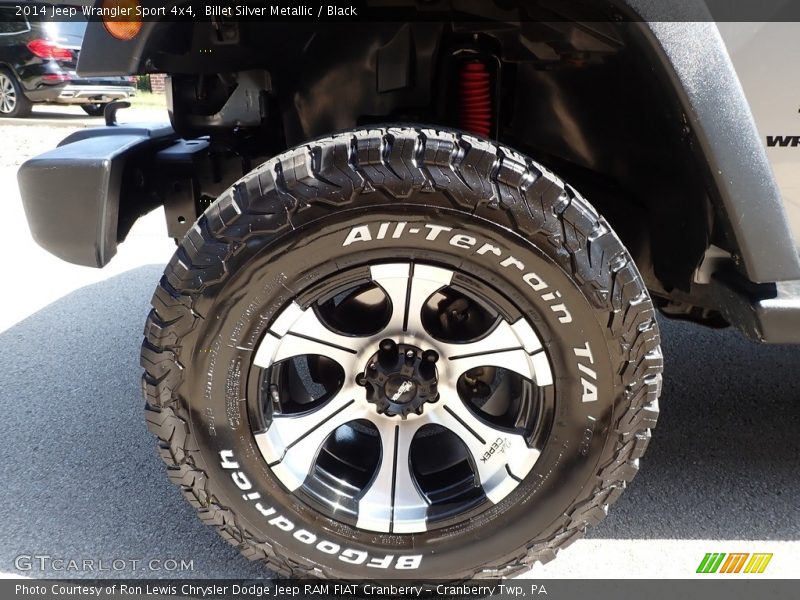 Billet Silver Metallic / Black 2014 Jeep Wrangler Sport 4x4