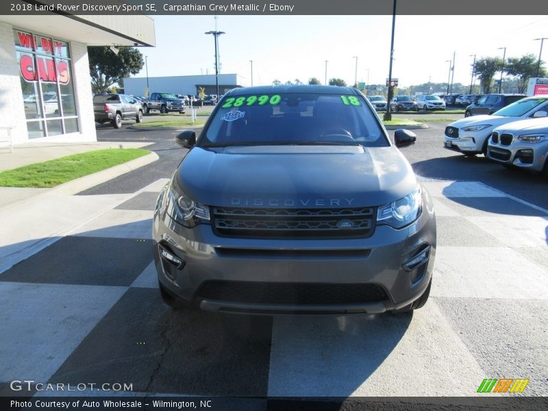 Carpathian Grey Metallic / Ebony 2018 Land Rover Discovery Sport SE
