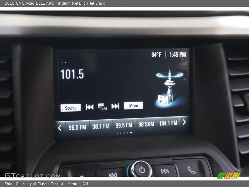 Audio System of 2018 Acadia SLE AWD