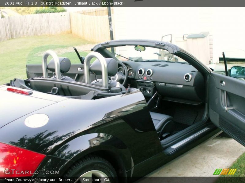Brilliant Black / Ebony Black 2001 Audi TT 1.8T quattro Roadster