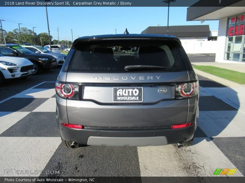 Carpathian Grey Metallic / Ebony 2018 Land Rover Discovery Sport SE