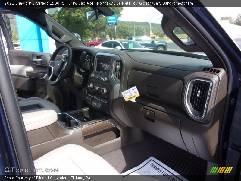 Northsky Blue Metallic / Gideon/Very Dark Atmosphere 2021 Chevrolet Silverado 1500 RST Crew Cab 4x4