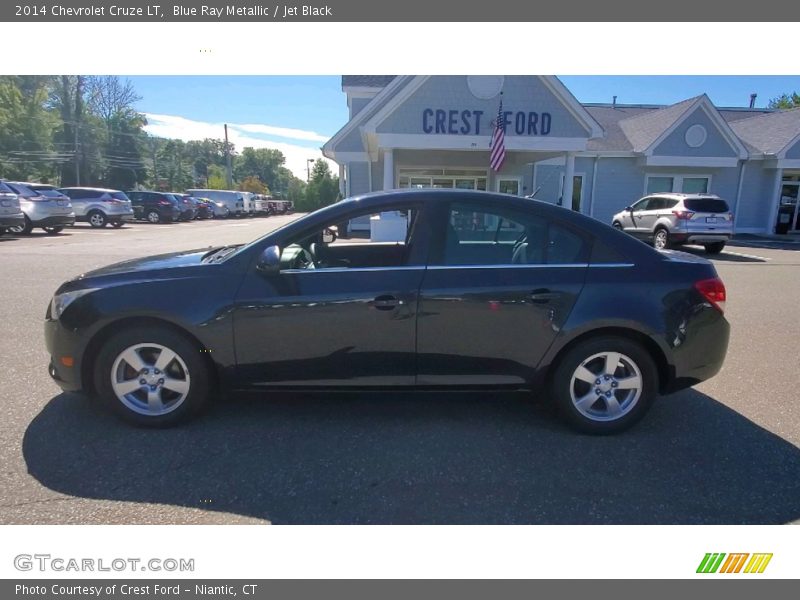 Blue Ray Metallic / Jet Black 2014 Chevrolet Cruze LT