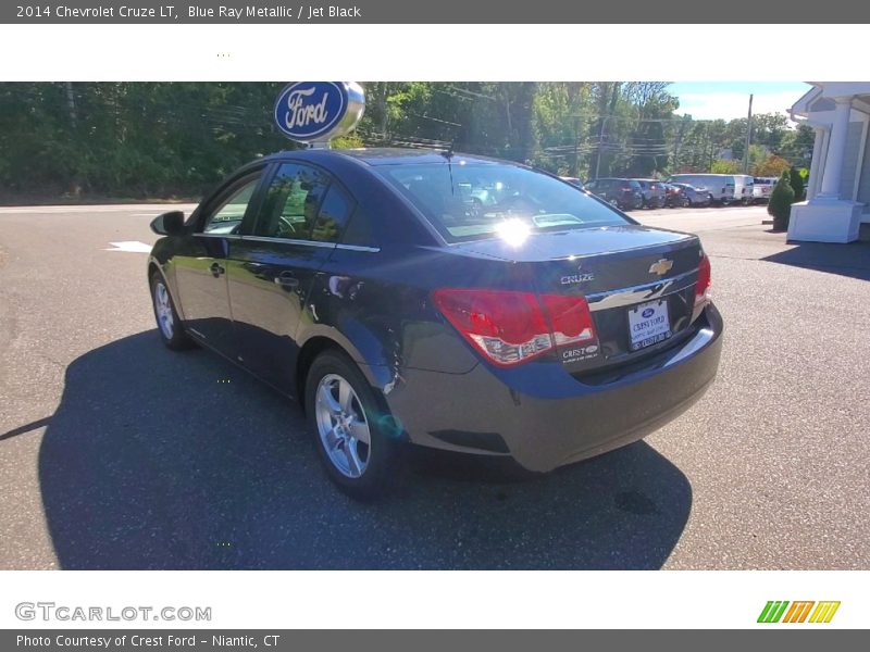 Blue Ray Metallic / Jet Black 2014 Chevrolet Cruze LT