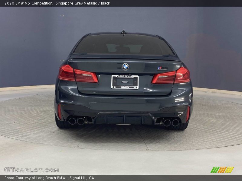 Singapore Grey Metallic / Black 2020 BMW M5 Competition