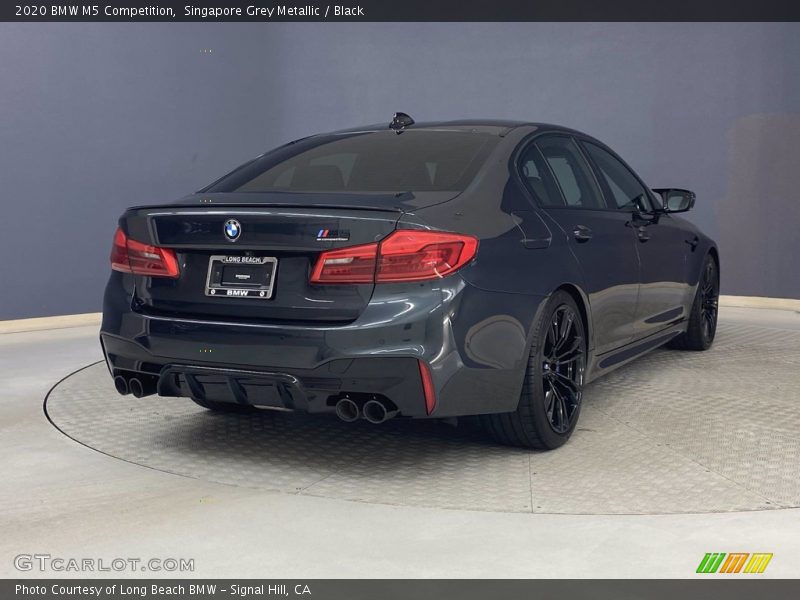 Singapore Grey Metallic / Black 2020 BMW M5 Competition
