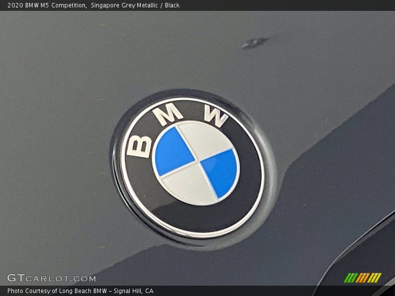 Singapore Grey Metallic / Black 2020 BMW M5 Competition