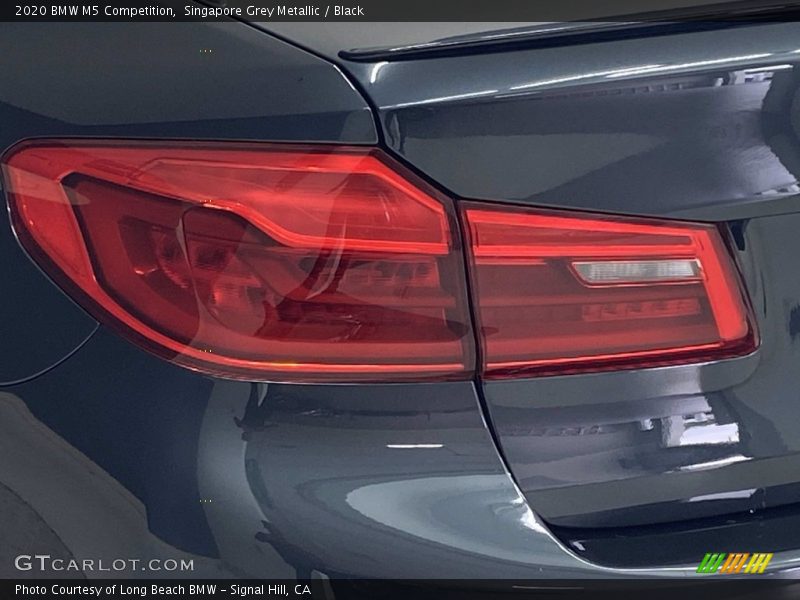 Singapore Grey Metallic / Black 2020 BMW M5 Competition