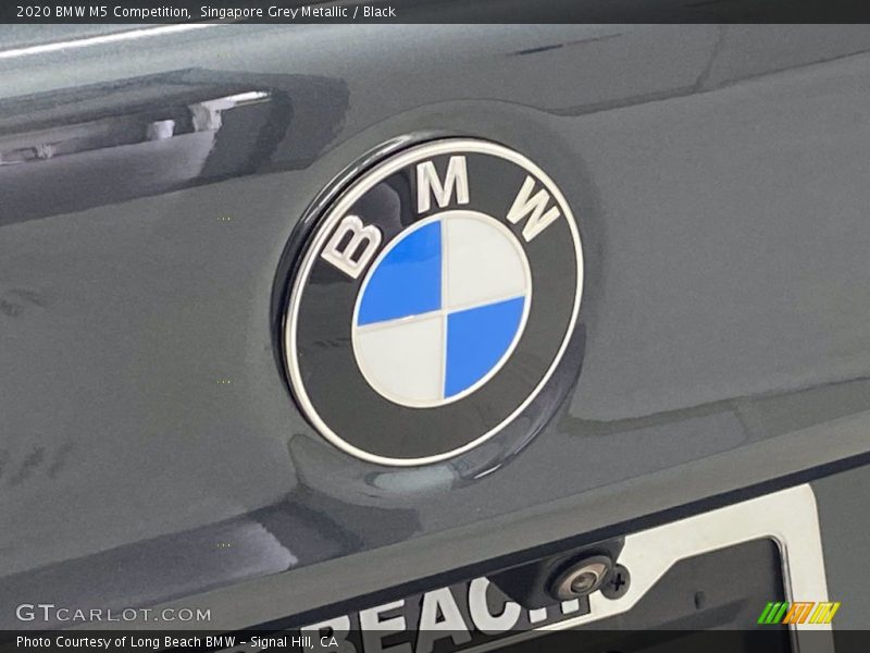 Singapore Grey Metallic / Black 2020 BMW M5 Competition