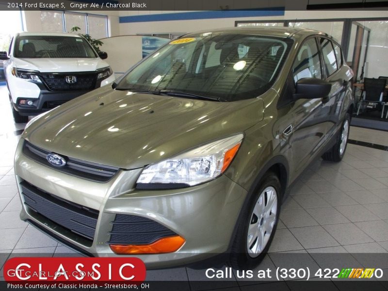Ginger Ale / Charcoal Black 2014 Ford Escape S