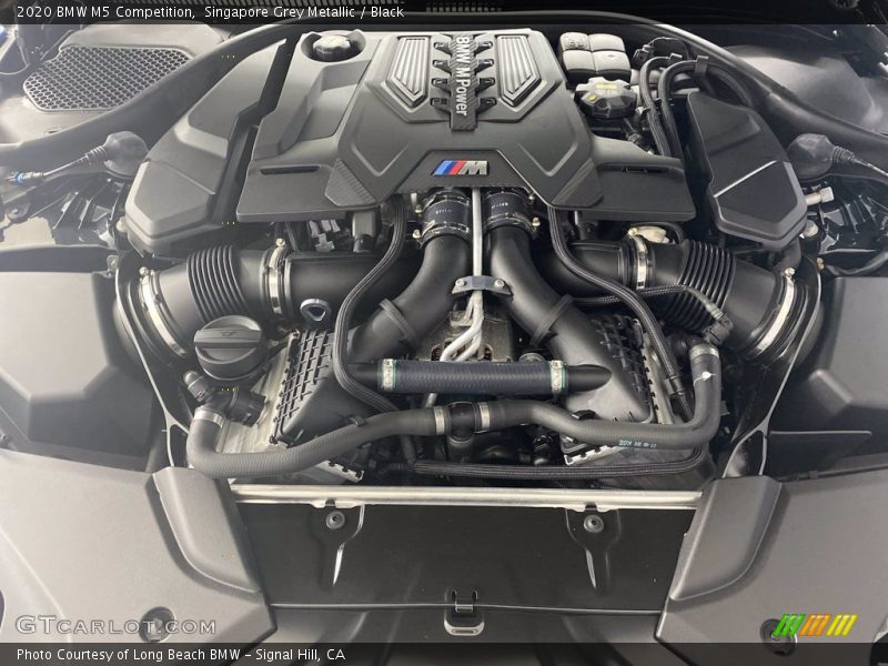  2020 M5 Competition Engine - 4.4 Liter M TwinPower Turbocharged DOHC 32-Valve VVT V8