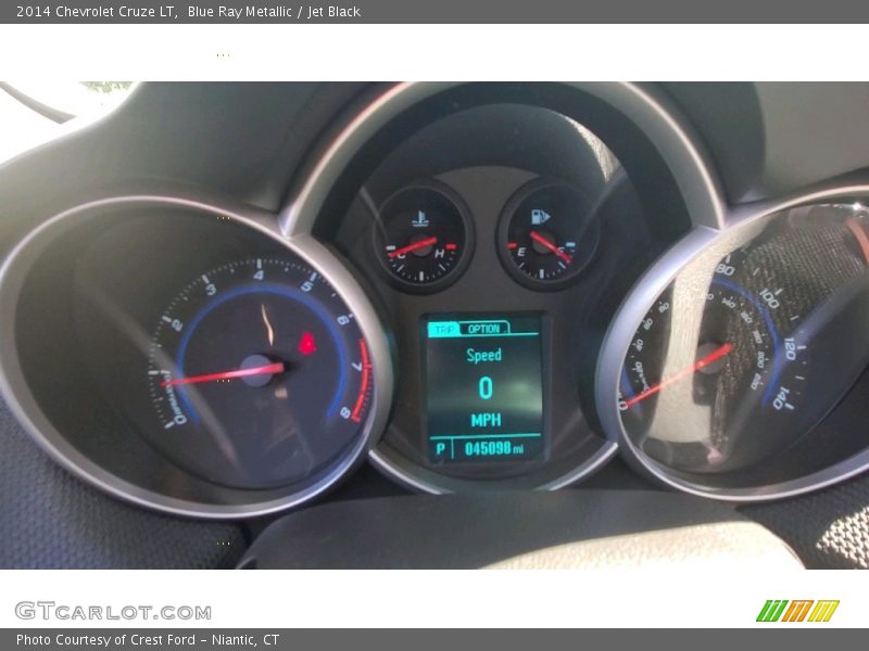 Blue Ray Metallic / Jet Black 2014 Chevrolet Cruze LT