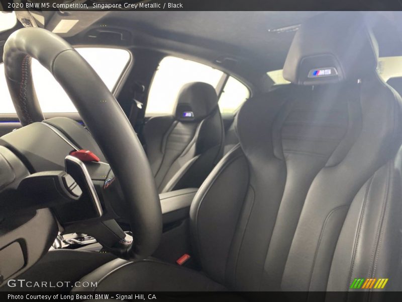 Singapore Grey Metallic / Black 2020 BMW M5 Competition