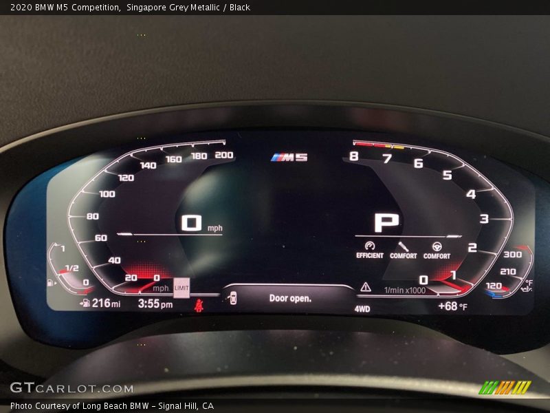 2020 M5 Competition Competition Gauges