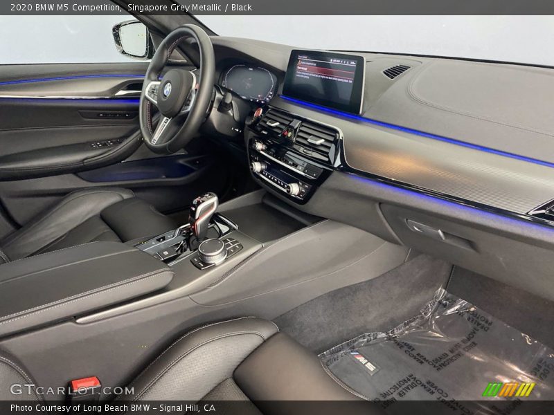 Singapore Grey Metallic / Black 2020 BMW M5 Competition