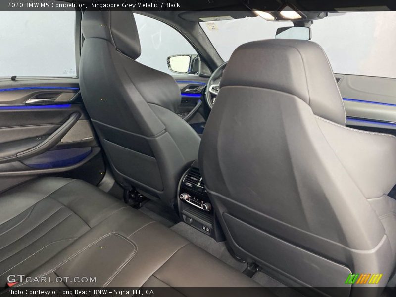 Singapore Grey Metallic / Black 2020 BMW M5 Competition