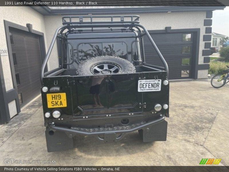 Black / Black 1991 Land Rover Defender 110 Hardtop