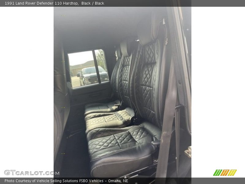 Rear Seat of 1991 Defender 110 Hardtop