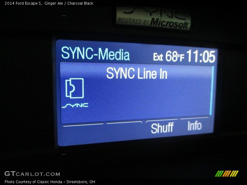 Ginger Ale / Charcoal Black 2014 Ford Escape S