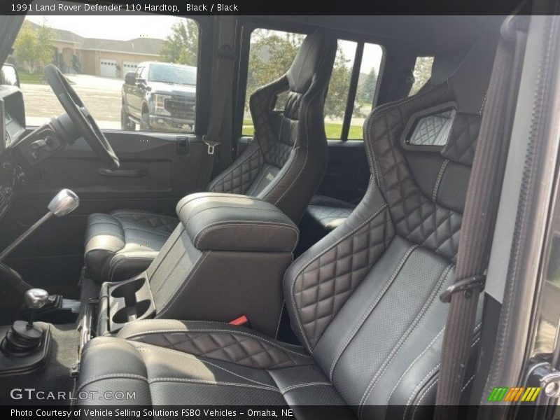 Front Seat of 1991 Defender 110 Hardtop