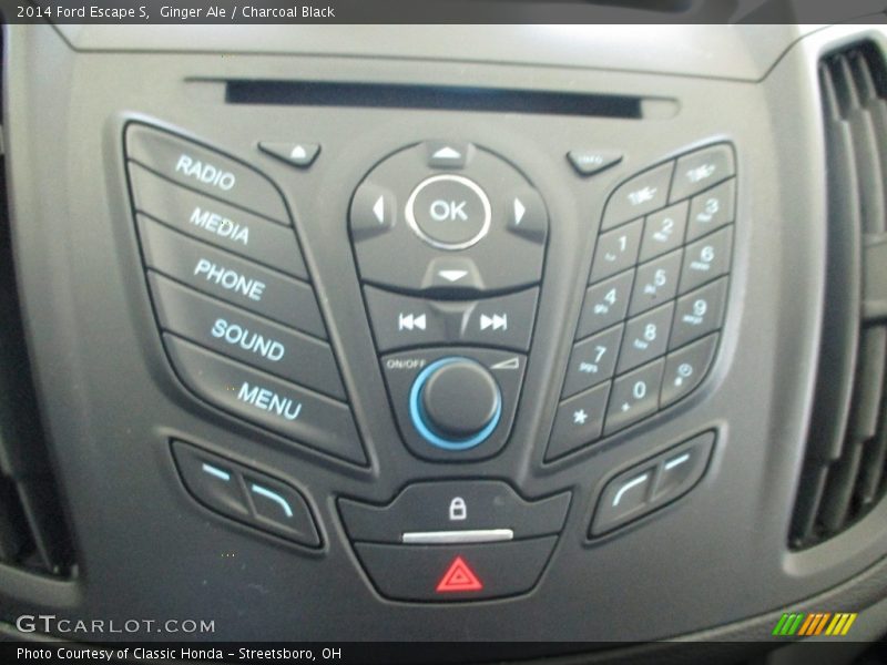 Ginger Ale / Charcoal Black 2014 Ford Escape S