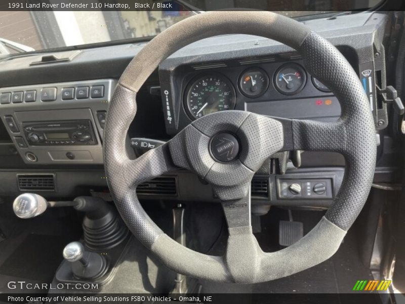 Black / Black 1991 Land Rover Defender 110 Hardtop