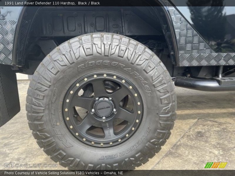 Black / Black 1991 Land Rover Defender 110 Hardtop