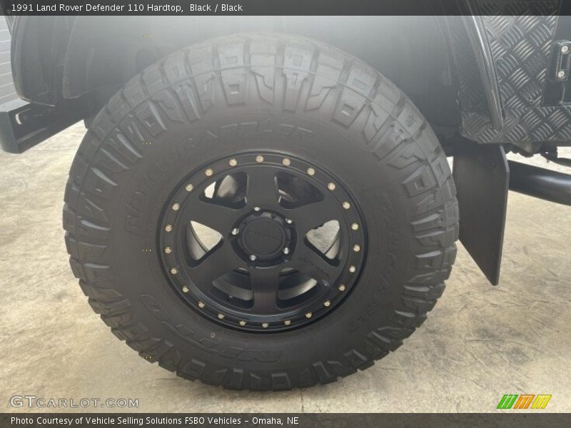 Black / Black 1991 Land Rover Defender 110 Hardtop